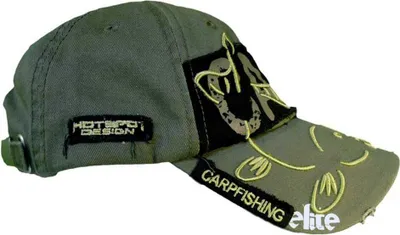 Produktbild von HOTSPOT DESIGN Elite Cap, Einheitsgröße, grün, Karpfenfischer Kappe, CP-CARP03