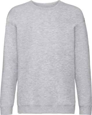Produktbild von F324K - Fruit of the Loom Kids´ Premium Set-In Sweat Heather Grey    128