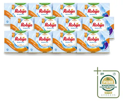 Produktbild von 12 x Robijn Stralend Wit 3-in-1 Wascapsules - Vorratspackung - 12 Stücke
