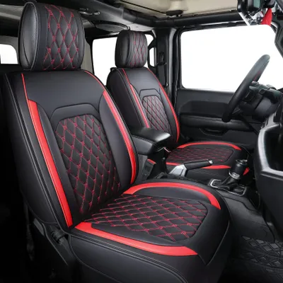 Produktbild von Aierxuan Jeep Wrangler JK JL 4-Türer Sitzbezüge, komplettes Set, passgenau 2007–