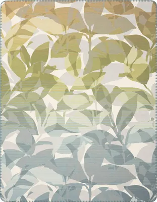 Produktbild von Biederlack Wohndecke mit Zierstich Horizon Flora   Größe 150 x 200