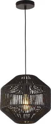 Produktbild von Pendelleuchte Metall Ø 30 cm H: max. 153 cm Schwarz E27 rund Modern