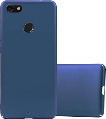 Produktbild von Cadorabo Hülle für Huawei Y6 PRO 2017 Schutzhülle in Blau Hard Case Handy Hülle Etui