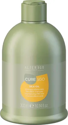 Produktbild von Alter Ego CureEgo Silk Effect Shampoo Shampoo für glatte, glänzende Haare 300 ml
