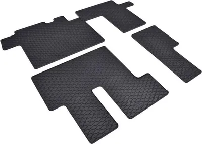 Image de Tapis de sol en caoutchouc Rigum Hyundai Staria 2021- (2ème + 3ème rangée, 9 places)