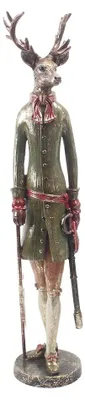 Produktbild von Clayre & Eef Dekorationsfigur Hirsch 16x16x80 cm Braun Kunststoff