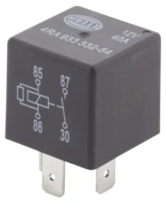 Productafbeelding van HELLA relais voor werkschakeling, type 4RA 933 332-541, geschikt voor VW Golf V, 5-deurs (1K1), 80
