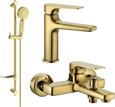 Immagine prodotto di Mexen Lynx DF40 set da bagno, dorato - 745903DF40-50