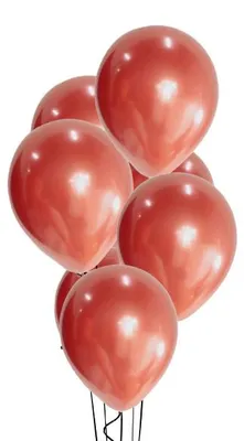 Produktbild von Rote glänzende Luftballons aus Natur-Latex, mit einem Durchmesser von ca. 30 cm