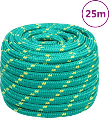 Obrázek produktu pro Lodní lano zelené 20 mm 25 m polypropylen