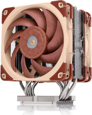 Produktbild von Noctua NH-U12S DX-4677, Luftkühlung, 12 cm, 450 RPM, 2000 RPM, Braun, Hellbraun, Silber