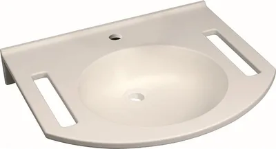 Produktbild von Geberit Geberit Waschtisch PRIVO 600x550mm m Ausschnitten we
