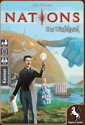 Produktbild von Pegasus Spiele 51805G - Nations, Das Würfelspiel