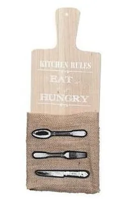 Produktbild von Hängeablage für die Küche, 15 x 1,5 x 40 cm (Set mit 5 Stück)