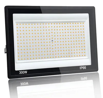 LED-Strahler 300W 30000 Lumen 3000K IP66 Außen