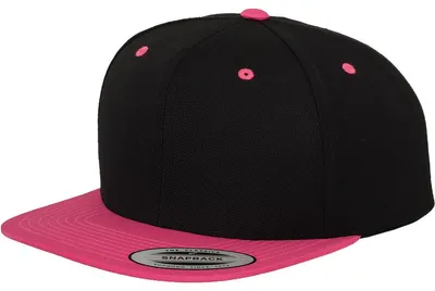 Produktbild von Urban Classics Classic Smapback 2-Tone Cap Herren Basecap Neon, Farbe: Black/Neonpink