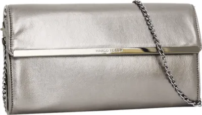 Produktbild von MARCO TOZZI Damen Umhängetasche elegant Kettenriemen 2-61003-43, Farbe:Silber