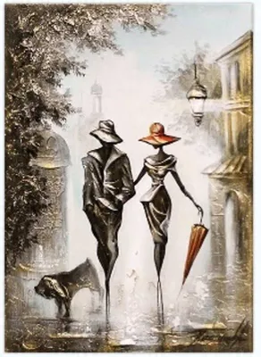 Produktbild von Diamentmozai̇k-Set "Spaziergang", 30X40 Cm