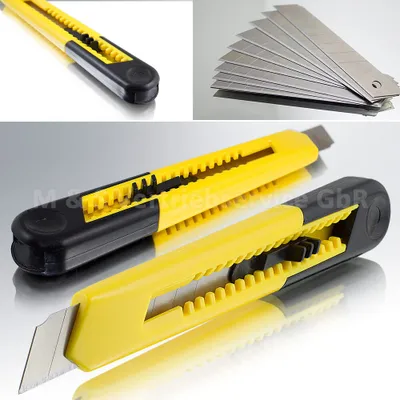 Produktbild von Bituxx 25 Cuttermesser ABS Yellow MS-15650