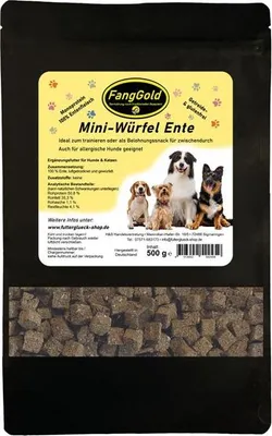 Produktbild von FangGold Mini-Würfel Ente 500 g
