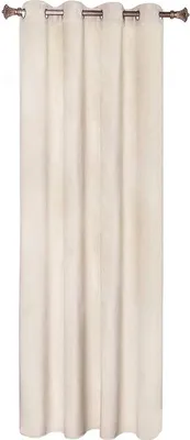 Produktbild von WOLTU Verdunklungsgardine mit Ösen Samtvorhang Thermogardine, 300 g/m² Schwere Verdunkelungsvorhang Beige 140x245 cm (1 Stück)