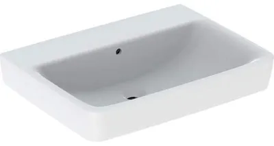 Immagine prodotto di Geberit Renova Plan, lavabo, 65x48 cm, sans trou pour robinetterie, avec trop-plein, 501642, 501.642.00.1, 501.642.00.1