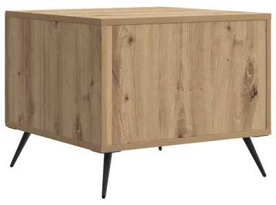 Image de vidaXL Table basse en chêne Artisan 49 x 50 x 40 cm, bois d'ingénierie