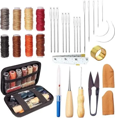 Productafbeelding van Famanu naaigerei, 32-delig - inclusief naalden en accessoires