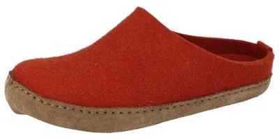 Produktbild von HAFLINGER EmilŽs Toffel Damen Hausschuhe rot Wollfilz - Größe: 41