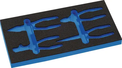 Produktbild von Werkzeugmodul Leereinlage 1/3-Modul 4000 871 231,4-tlg.PROMAT