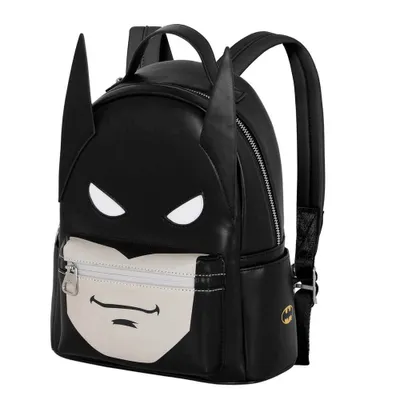 Produktbild von Karactermania Dc Comics Batman Batsignal Heady Rucksack Schwarz Kinder Schwarz One Size