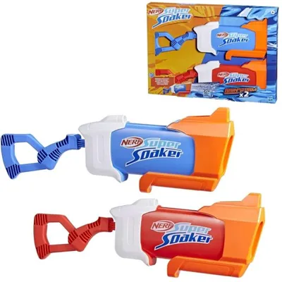 Image de Pistolets à eau Nerf Super Soaker Rainstorm 55 cm lot de 2