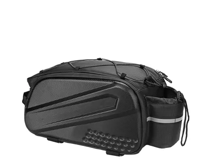 Produktbild von Fahrrad Hintertasche, wasserdicht, 10L Fassungsvermögen, schwarz