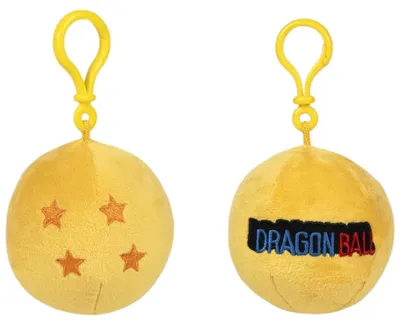 Produktbild von ​Dragon Ball Schlüsselanhänger - Bagclip – Plüsch Dragon Ball (8 cm, 4-Sterne)