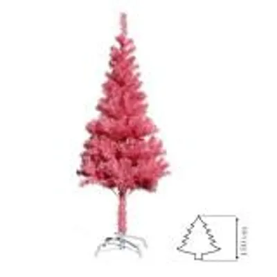 Produktbild von Künstlicher Weihnachtsbaum pink inkl. Ständer Tannenbaum Christbaum 150cm