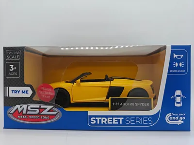 Zdjęcie produktu dla Audi R8 Spyder Die-Cast Model, skala 1:32 Kolekcjonerski
