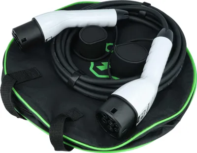 Produktbild von vhbw Ladekabel Typ 2 zu Typ 2 für Elektroauto, 1-phasig, 16 A, 3,5 kW, 5 m