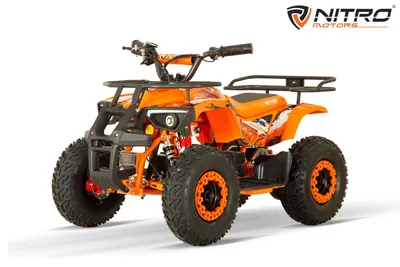 Produktbild von Nitro Motors Eco Dusty Mini Quad 1200W 48V 6" BTF XL Sport Kinder Elektroquad Orange