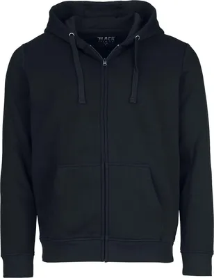 Produktbild von Black Premium by EMP Herren schwarzer Kapuzenpullover in hochwertiger Stoffqualität XL