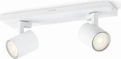 Produktbild von Philips myLiving Runner Decken-/Wandspot 2x, Strahler Oberflächenbeleuchtung, GU10, 2 Glühbirne(n), LED, 7 W, 2700 K