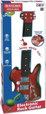 Produktbild von Bontempi elektrische Rockgitarre - Spielzeuggitarre fr Kinder