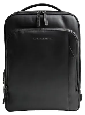 Productafbeelding van The Chesterfield Brand laptop rugzak rugzak met laptopvak Maggiore Backpack Black zwart