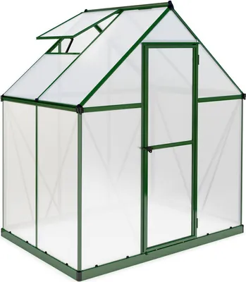 Produktbild von Palram - Canopia Aluminium Gewächshaus Mythos 64 Grün 126x185x208 cm