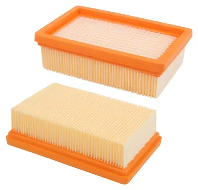 2 Filterschaumplatten für Kärcher MV4–MV6, WD4–WD6