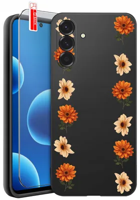 Productafbeelding van Beschermhoezen voor de Samsung A37 5G – Designs | Mat siliconen hoesje + 9H-glas