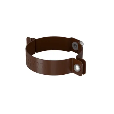 Produktbild von BRYZA Rohrschelle verzinkt Ø 90 mm, Braun RAL 8017