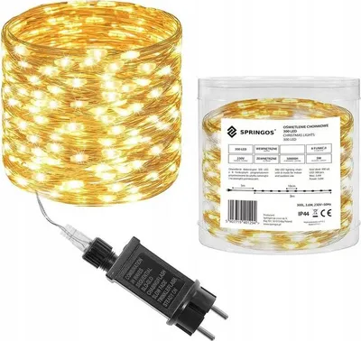 Obrázek produktu pro LED řetěz Nano Ježek - 3m, 300LED, 8 funkcí, IP44, teplá bílá