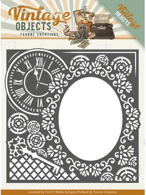 Produktbild von Stanzschablone - Yvonne Creations - Vintage Objects - Endless Times