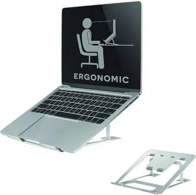 Produktbild von Famanu Laptopständer Ergonomische Erhöhung - Faltbar und Tragbar