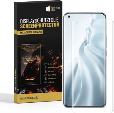 Produktbild von 4x Displayfolie für Xiaomi Mi 11 FULL COVER Displayschutzfolie HD KLAR
